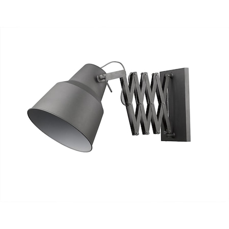 Estallar 13.75 x 12.25 x 50 in. Plexus 1-Light Gray Sconce ES3096754